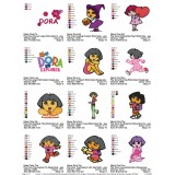 Collection Dora The Explorer Embroidery Designs 02